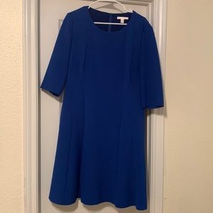 Boss blue a line dress